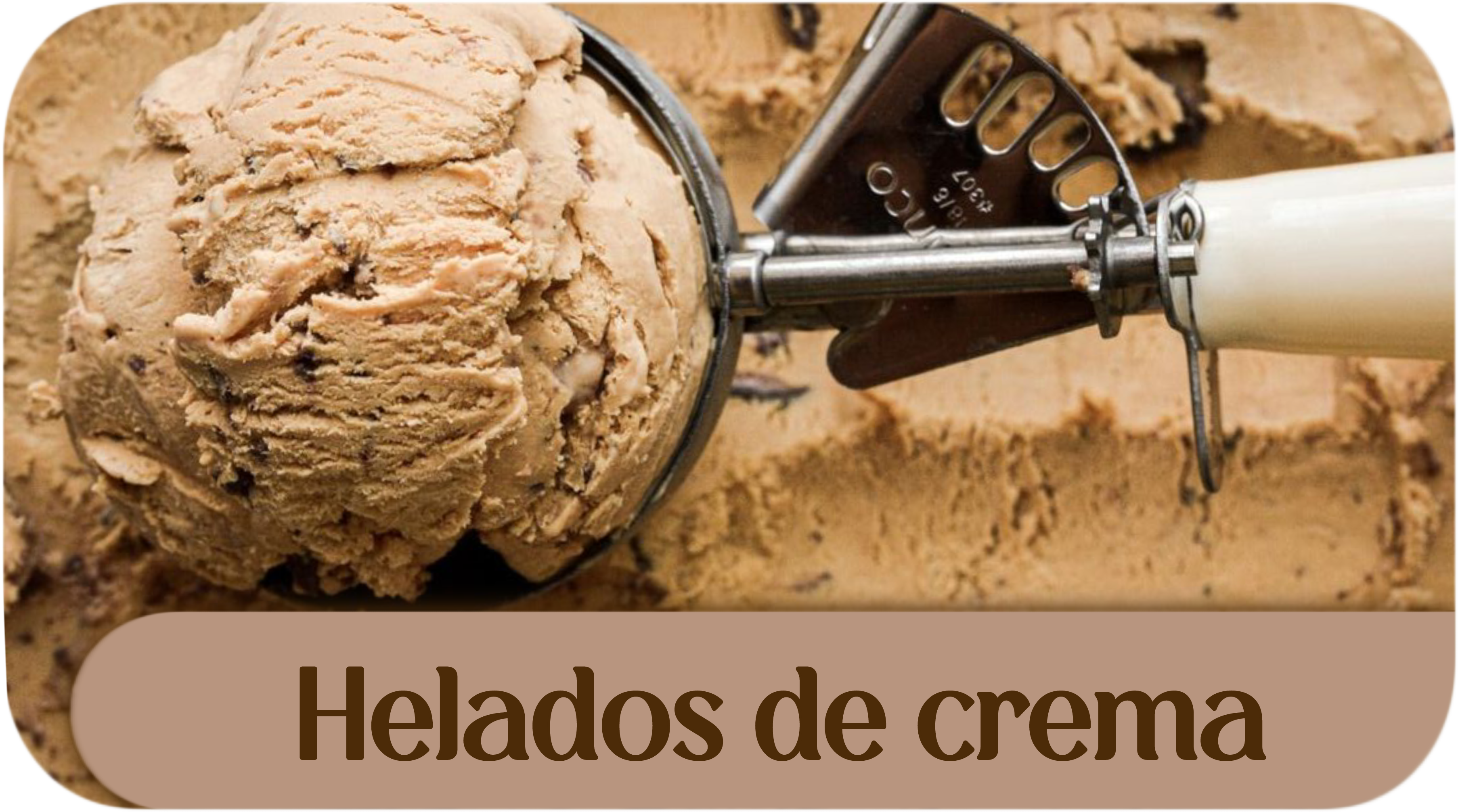 Helado crema